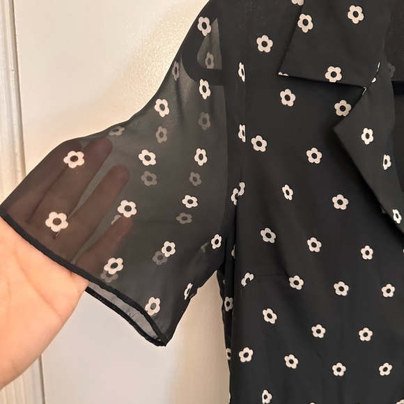 Sandy Liang Picasso Maxi Shirt Dress size 4 - Picture 4 of 10